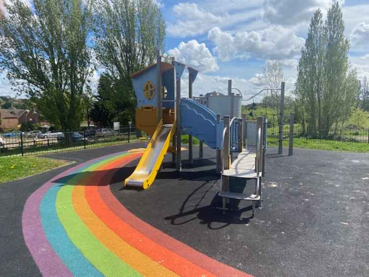 Children's play areas in Kingston upon Thames borough have had major playground improvement. Pictured: RAF Chessington Playground by The King's Centre Chessington  (Credit: Kingston Council)