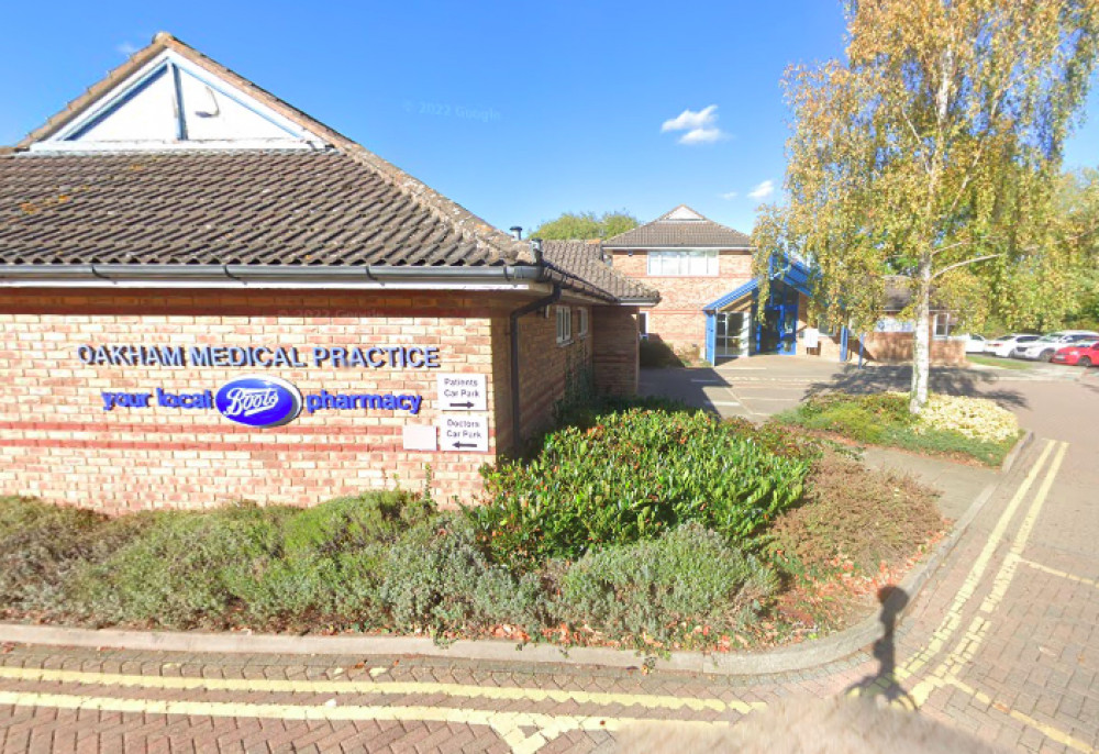 Oakham Medical Practice has reported over 30 missed GP appointments, and 166 missed appointments in total in just one month. Image credit: Google Maps. 