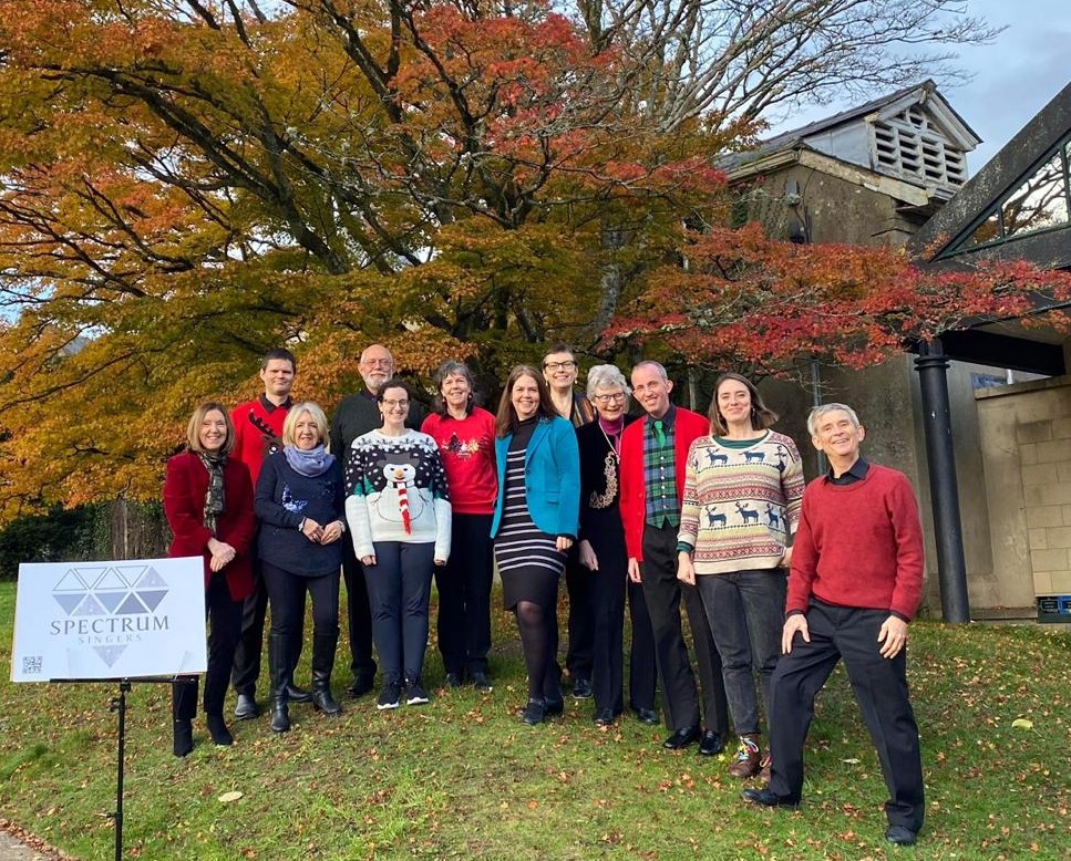 Chamber choir Spectrum Singers at Dyffryn Gardens