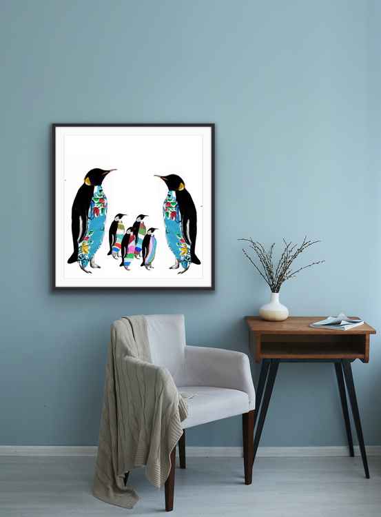 A penguin family by 1of1Design (Credit: 1of1Design)