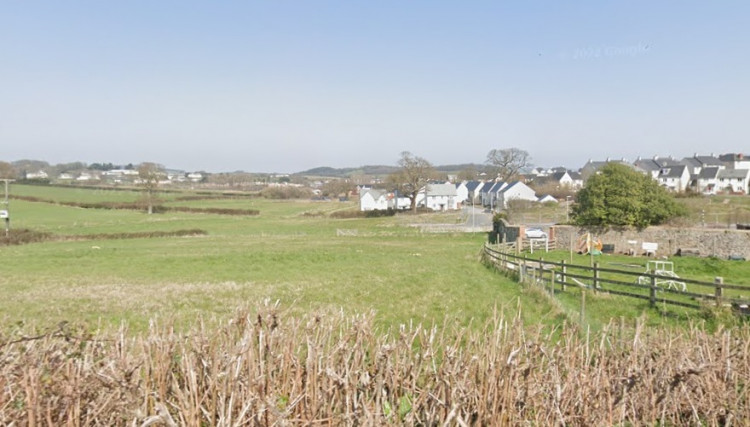 Land off Langdon Road in Dawlish earmarked for houses (Google)