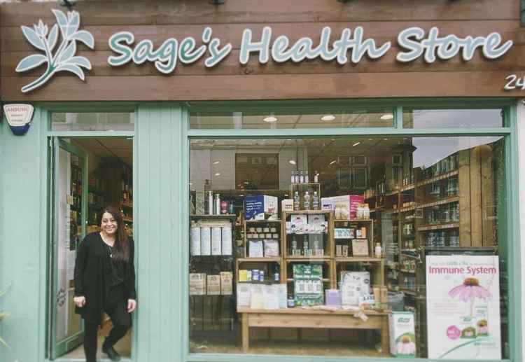 Sage's Health Store - where it all began (Credit: Sage's Health Store)