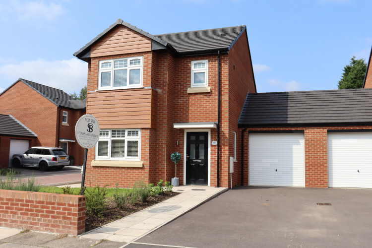 The three-bedroom detached ex-show home on Manor Way, Crewe (Nub News).