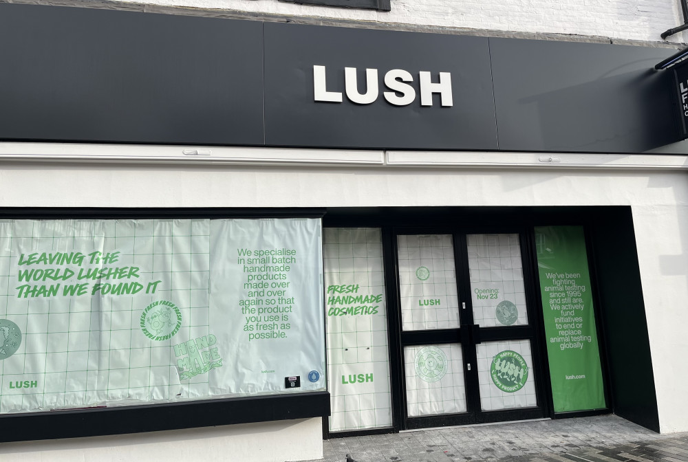 Kingston’s Lush store is opening tomorrow. (Photo: Emily Dalton)