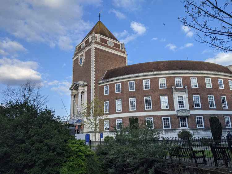 The Council has approved plans for the new CofE school. Pictured: Kingston Council offices at the Guildhall.