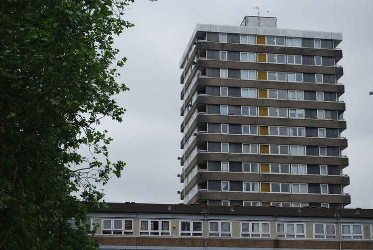 Kingston's Cambridge Road Estate. Empty buildings here will have digital sensors installed to discourage anti-social behaviour as the estate undergoes regeneration (Credit: ALong Time Ago... via Flickr)