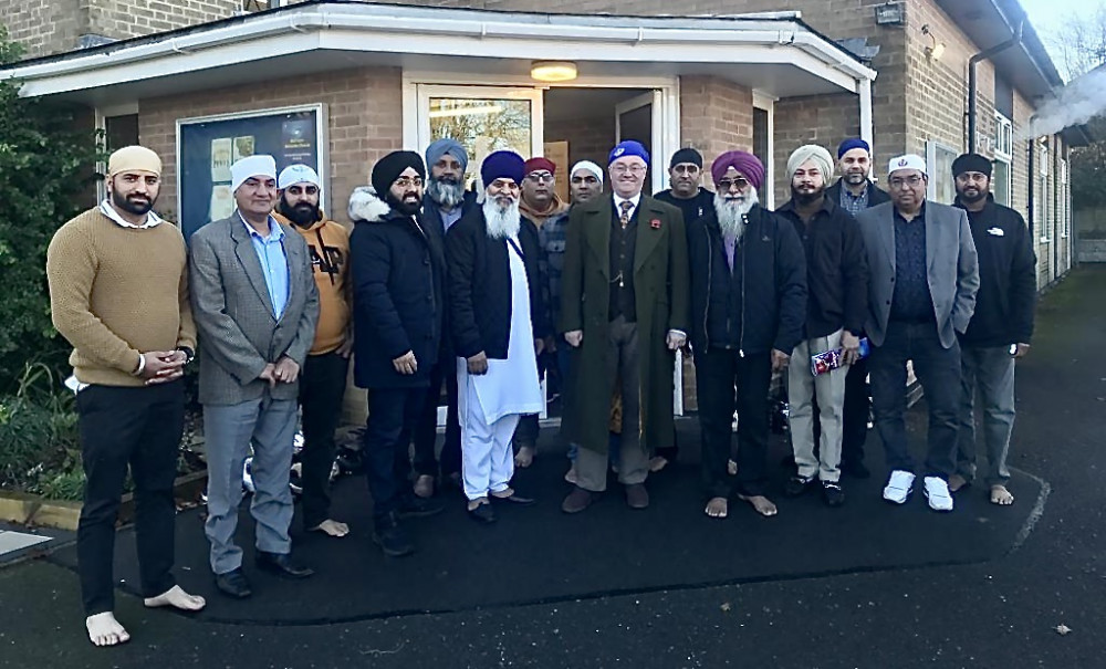 Leicestershire PCC Rupert Matthews was a guest at last week's 'pop-up Gurdwara' at the Hall Lane Methodist Church in Coalville. All photos: Supplied