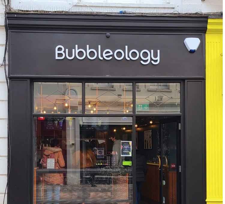 The outside of the shop on Church Street (Credit: Bubbleology Kingston)