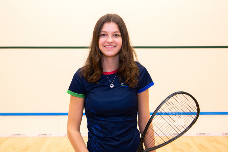 Next year, Amelie plans to attend a university in America to continue playing squash.