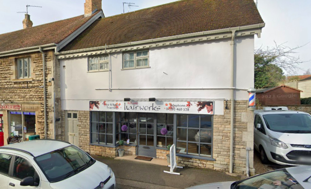 Rutland Hairworks in Empingham is set to close, although villagers hope that the store will remain as a salon. Image credit: Google Maps.