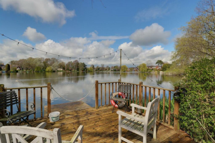 Beautiful family home overlooking The Mere. (Photos: Stephenson Browne)  