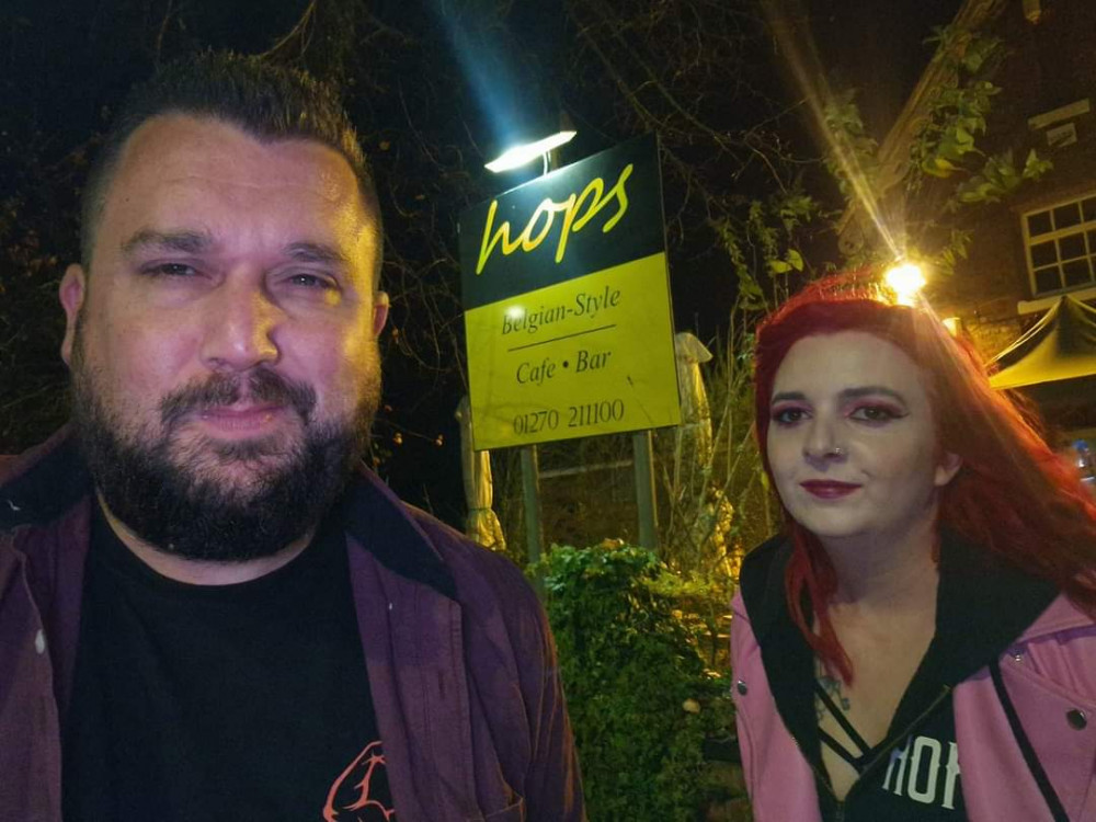 Dale and Holly Harvey of The Great British Pub Crawl, visited 14 Crewe venues on the night of Saturday 18 November (Great British Pub Crawl).