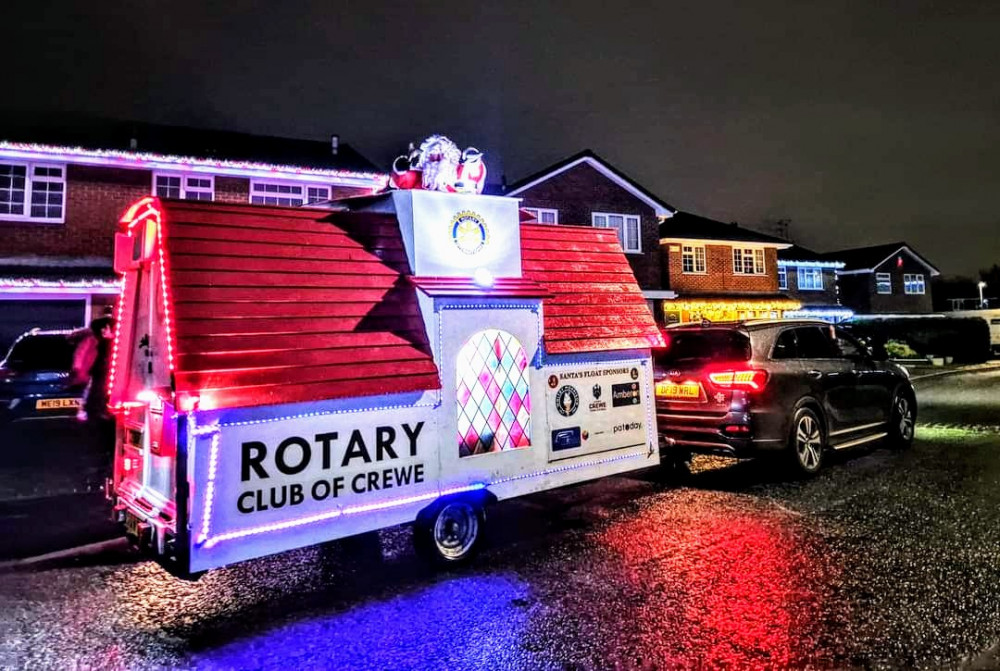 Crewe Rotary has announced its official 2023 Santa Float timetable for the town for this December (Ryan Parker).