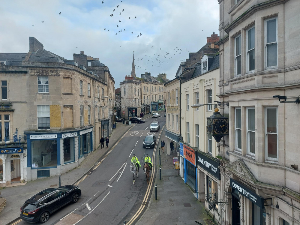 Frome town centre November 21 : Photo Frome Nub News 