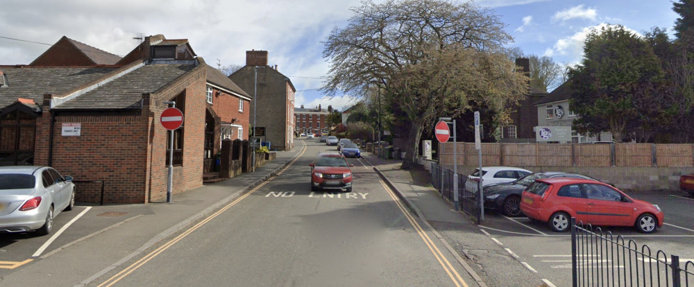 Ashby councillors want clearer signage in South Street to remind drivers there is a one-way system in use. Photo: Instantstreetview.com