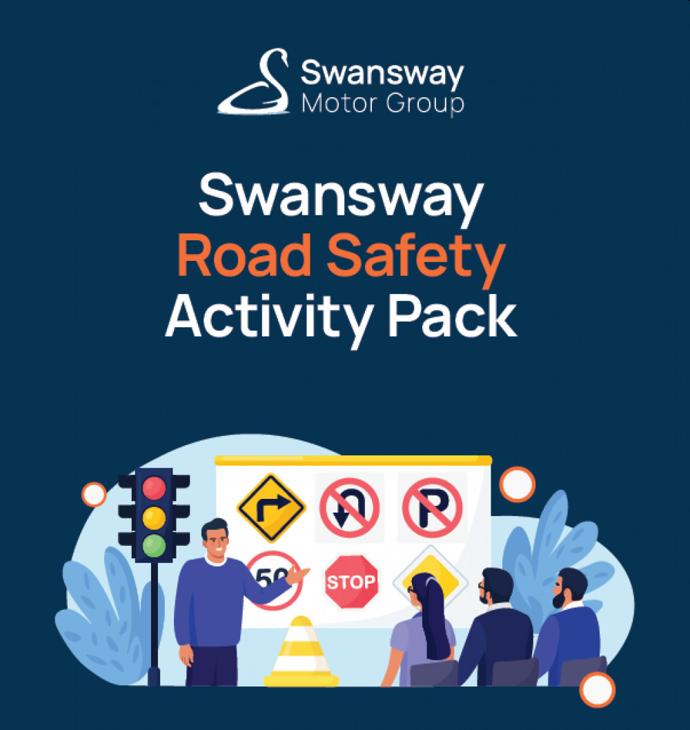 20-27 November is Road Safety Week and Swansway is providing a Road Safety Activity Pack to help children learn road safety (Swansway Motor Group).