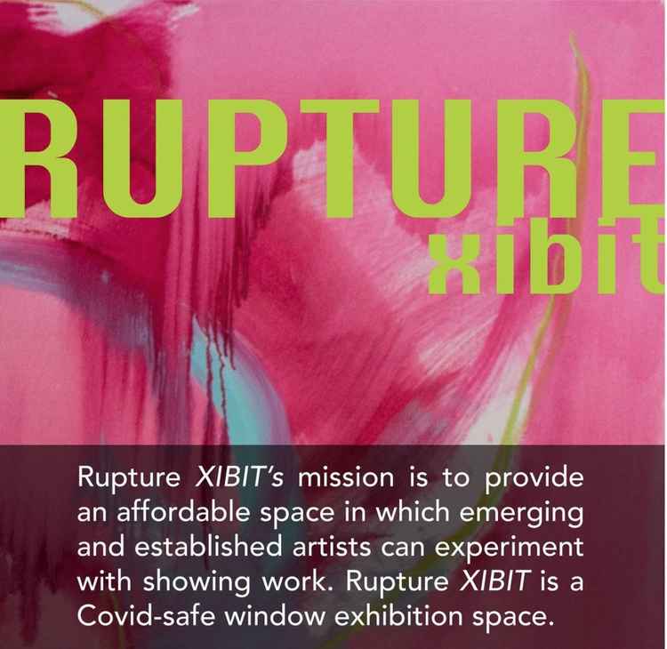 Rupture Xibit opened in January as an affordable, Covid-safe exhibition space  (Credit: Rupture Xibit)