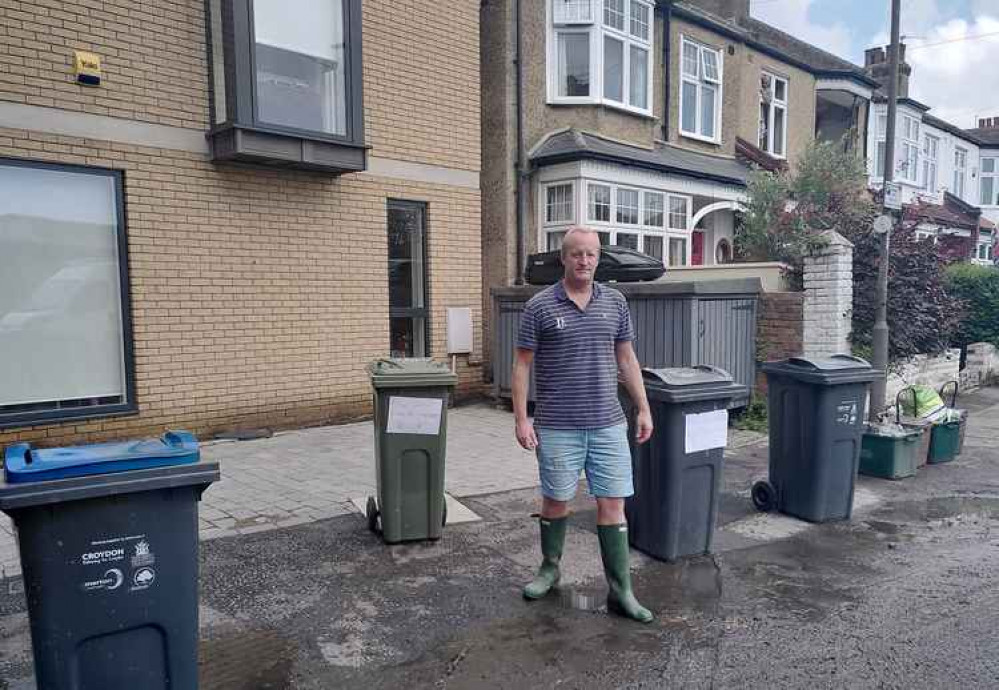 Nick Beasley, one of the residents affected by last week's floods.