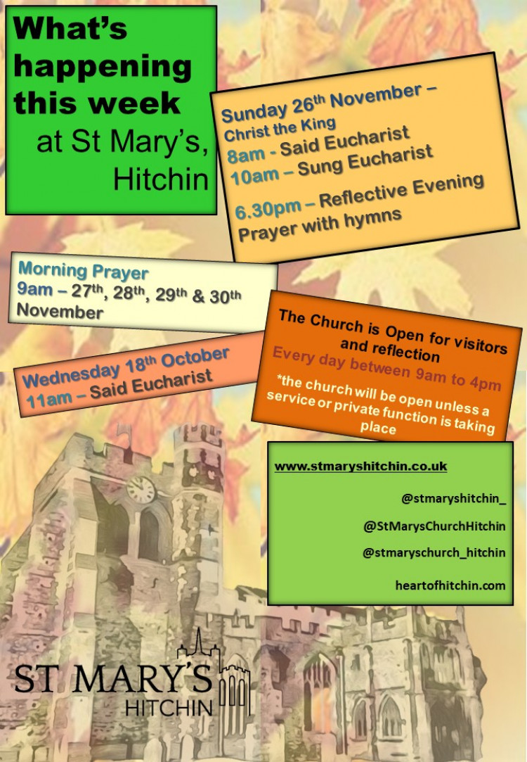 St Mary’s Services& Opening times St Mary’s Services& Opening times