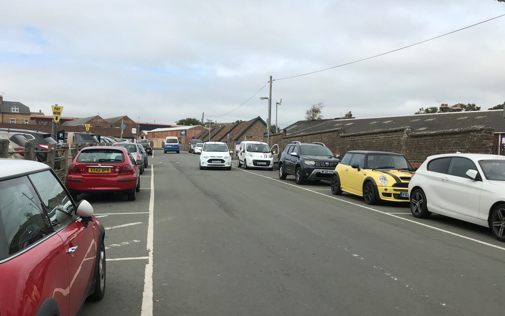 Fairfield Road as it is - with no pavements and the site of several injury accidents in recent years. 