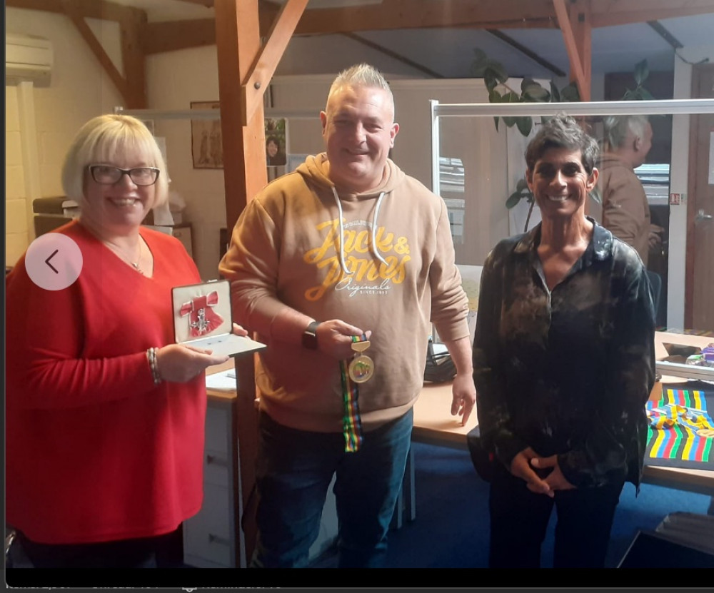 Fatima Whitbread meets some of the team at Eastern Fostering Service