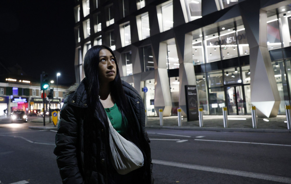 Margarita Fuentes, a political refugee from El Salvador, was given less than a month to get settled in the UK despite being on her own and not knowing English (credit: Facundo Arrizabalaga/MyLondon).