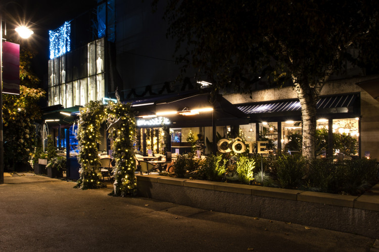 Outside Cote on the riverside. (Photo: Supplied)