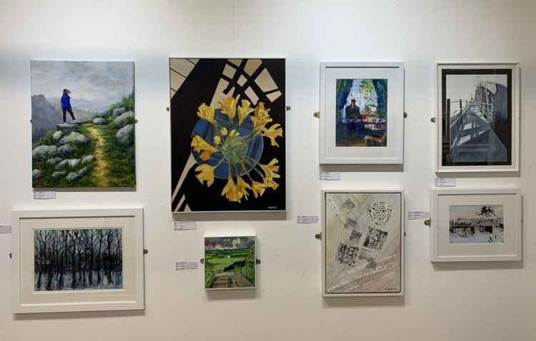 Work from Barbara Lewis, Owen Mageean, Cliff Price, Jayne Kenwright, Roland Brandom and Joan Bradshaw