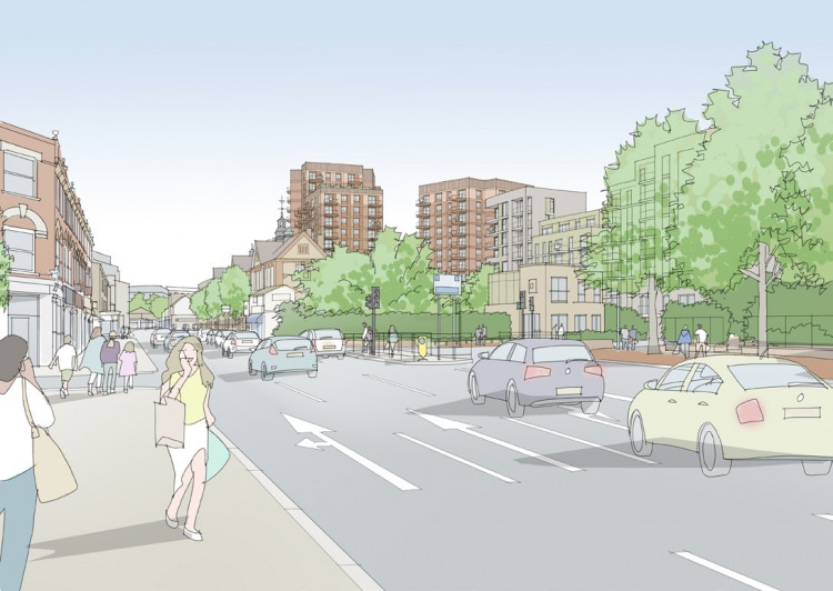 Illustrative view of the proposed development from Richmond Road. (Photo: Apache Capital)