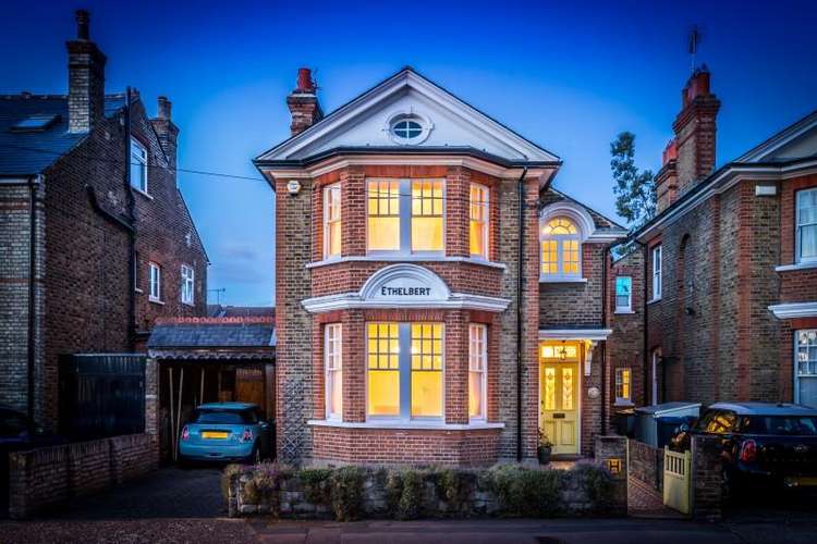 Now up for sale: this stunning 4-bedroom house on Clifton Road in Kingston upon Thames (Credit: Carringtons)