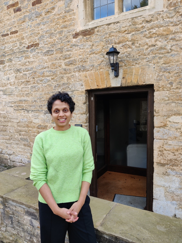 Ubhi Mistry in front of The Mill. Image credit: Ubhi Mistry.