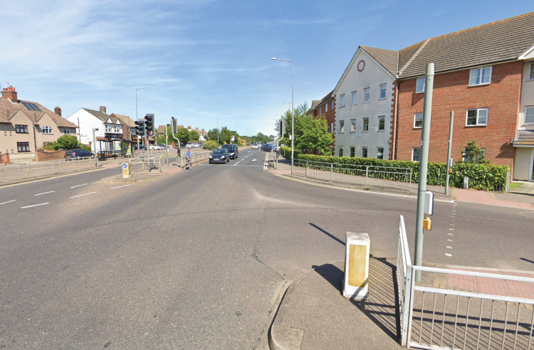 The incident happened on Lodge Lane close to the junction with Southend Road. 