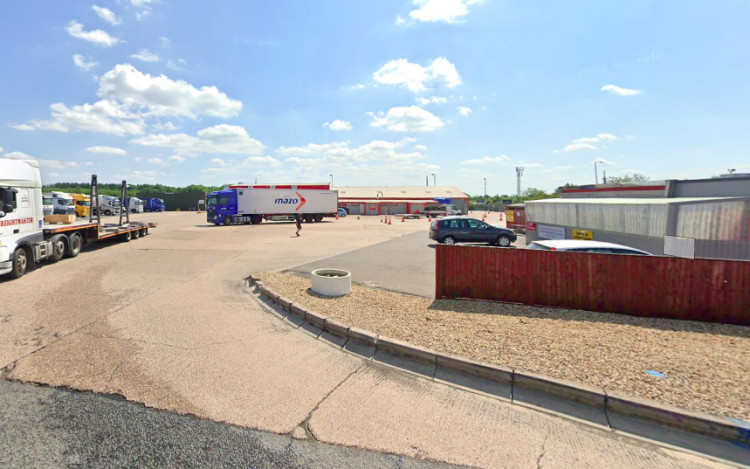 The incident took place at an A1 truck stop in Colsterworth. Image credit: Google Maps. 