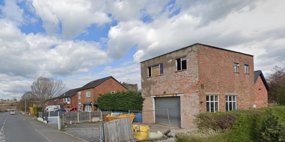 The application site at Minshull New Road (Google).