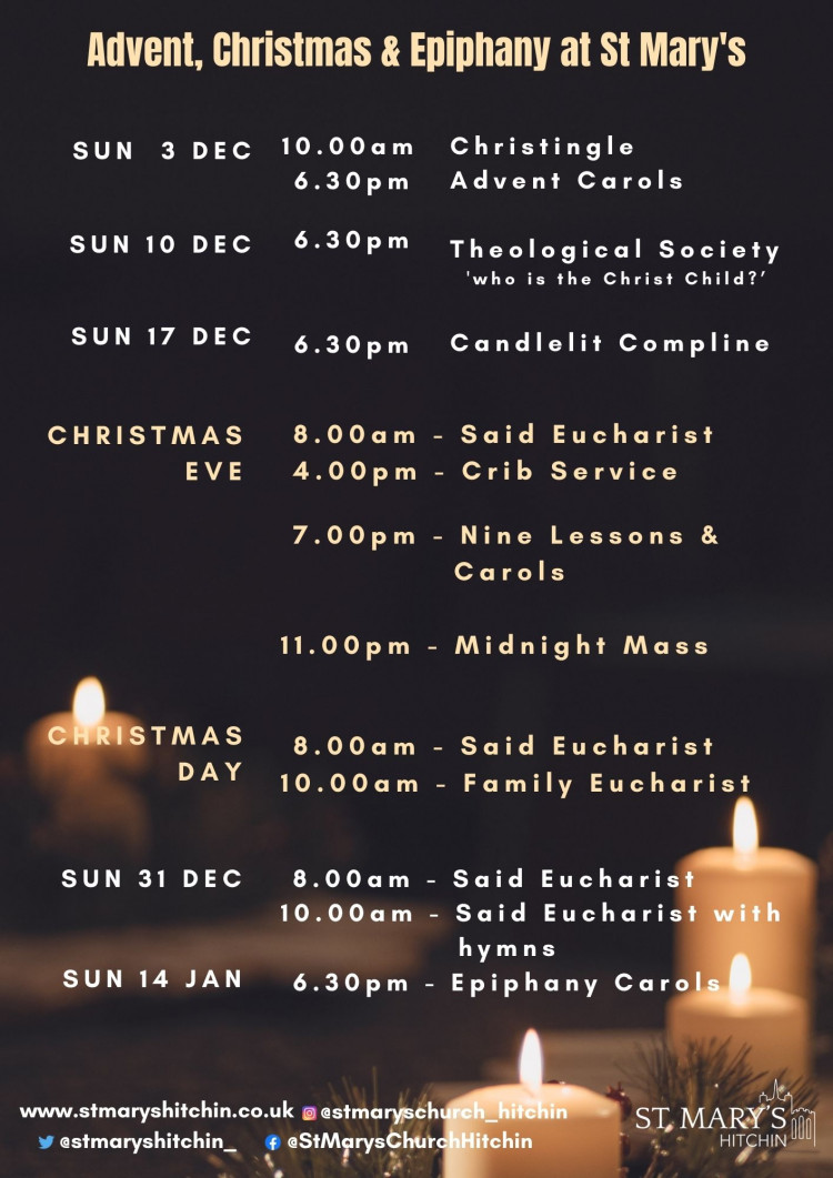 Christmas Services at St Mary's Church Christmas Services at St Mary's Church