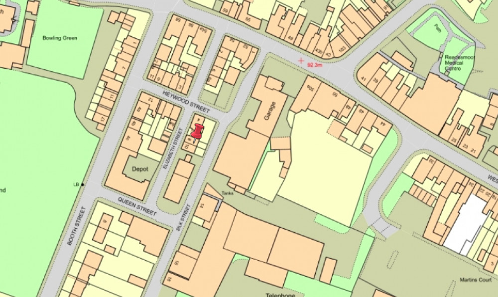 Planning has been submitted for two one-bed flats in Congleton. Image credit: Cheshire East Council. 