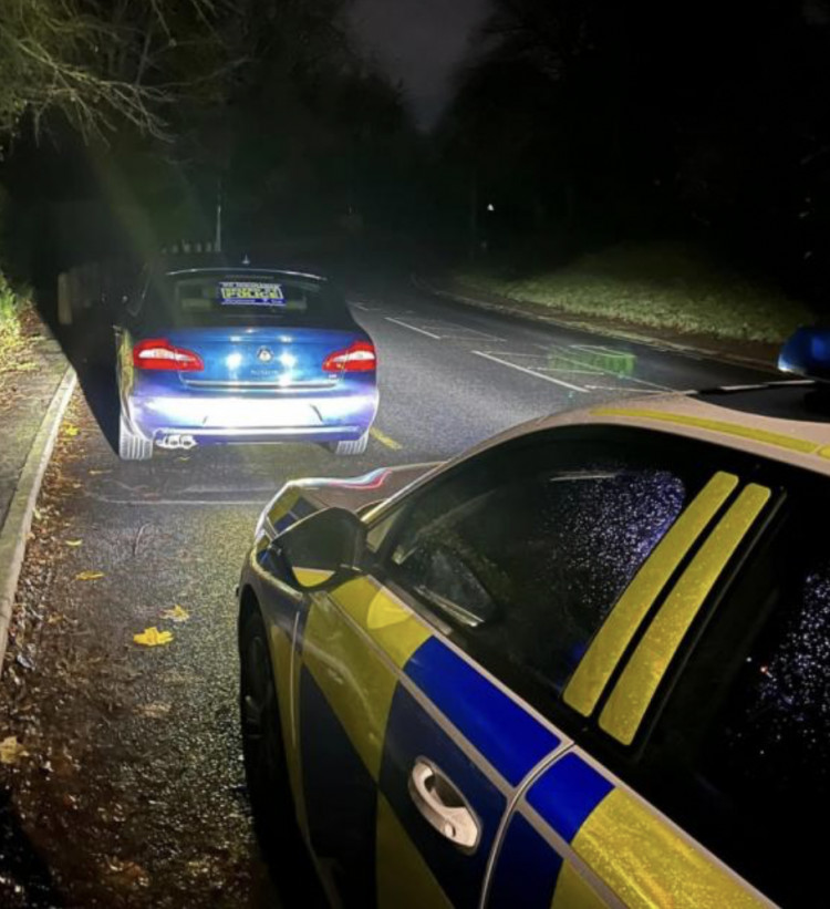 Two vehicles have been seized by Herts Police in Hitchin and Letchworth this week. CREDIT: Herts Police 