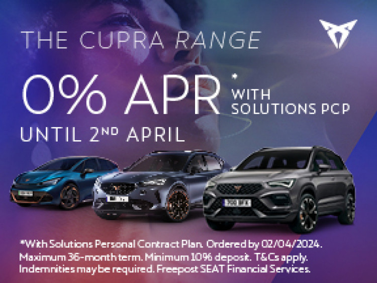   Get a brand new CUPRA with 0% APR with Swansway. (Image: Swansway)