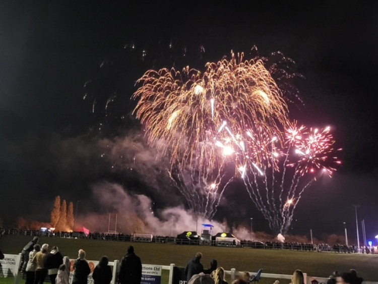 Letchworth Rugby Club's Firework Spooktacular raised nearly £25,000 for the Garden House Hospice. CREDIT: Letchworth Rugby Club 