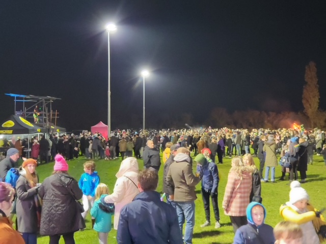 Letchworth Rugby Club's Firework Spooktacular raised nearly £25,000 for the Garden House Hospice. CREDIT: Letchworth Rugby Club 