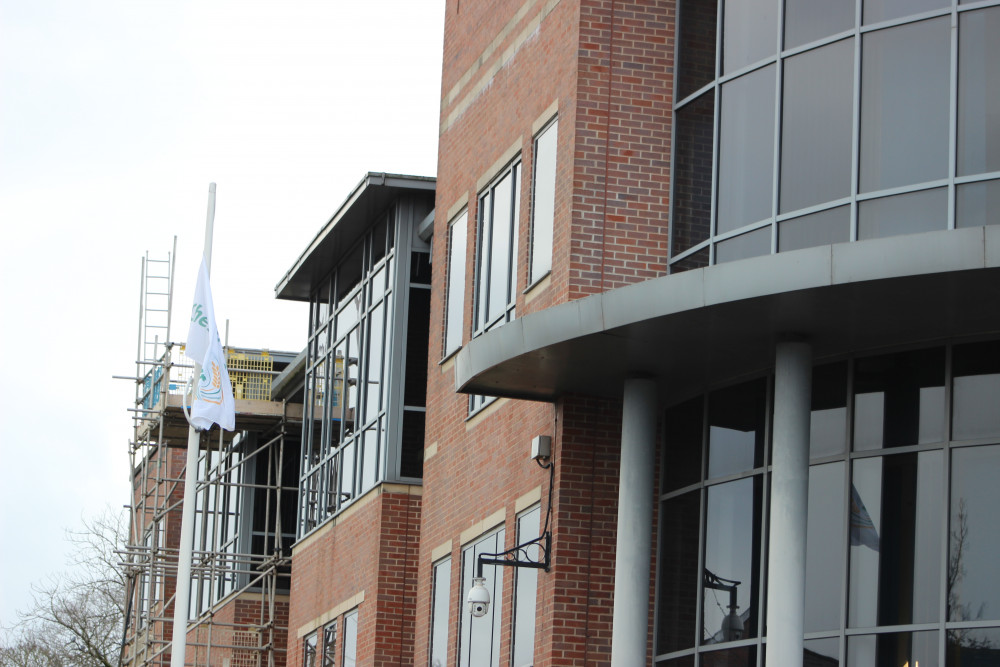 Cheshire East Council HQ, Westfields, which was voted to be shut down earlier this week. (Photo: Nub News)