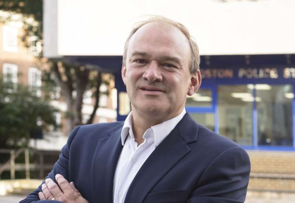 Ed Davey made the comments in a debate on Afghanistan this morning. Pictured in Kingston