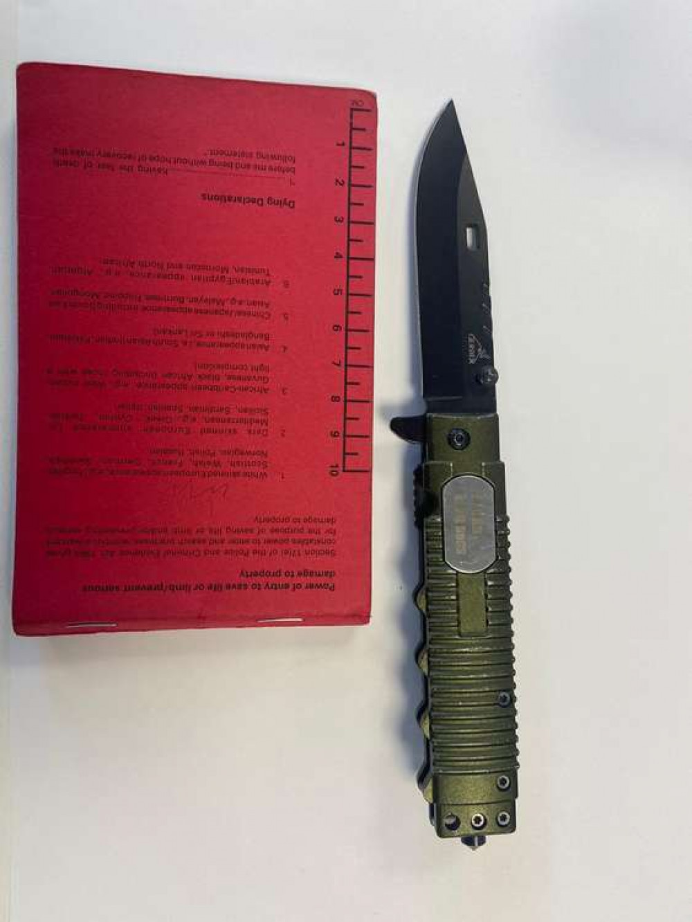 Kingston police confiscated the knife after carrying out a stop and search (Image: Kingston Police)