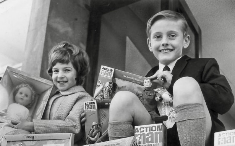 Miners wives in Coalville probably worked at Palitoy and so local children would have received Palitoy toys for Christmas. Images: Supplied