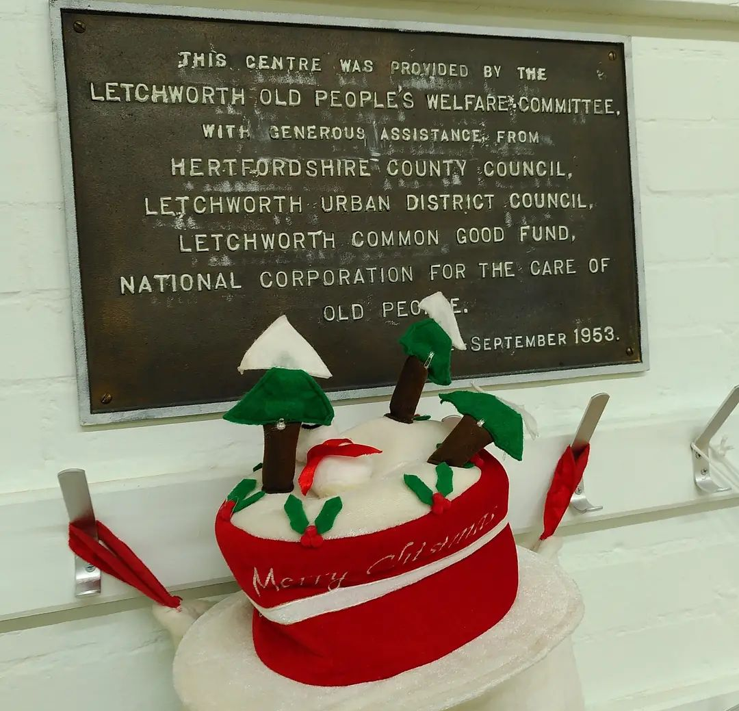 The plaque commemorating the opening of the building in 1953