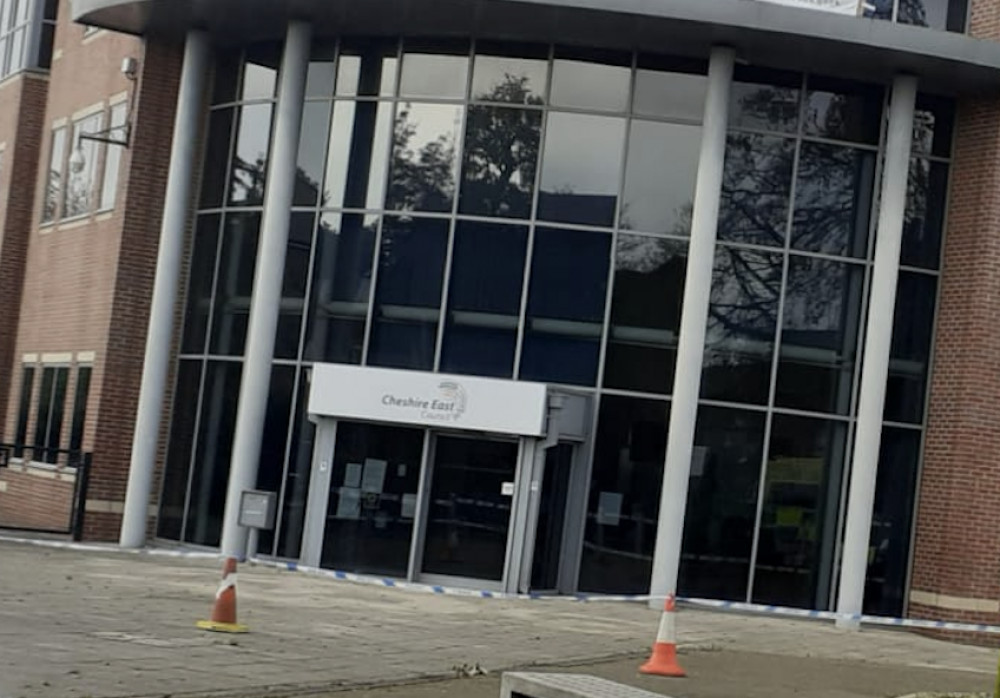 Cheshire East HQ, Westfields, Sandbach. (Image - Deborah Bowyer / Nub News) 