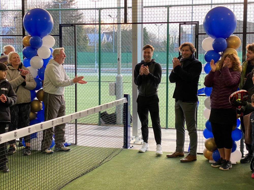 Stockport's own Wimbledon ace Liam Broady has opened some new padel courts at the nearby Northern Tennis Club