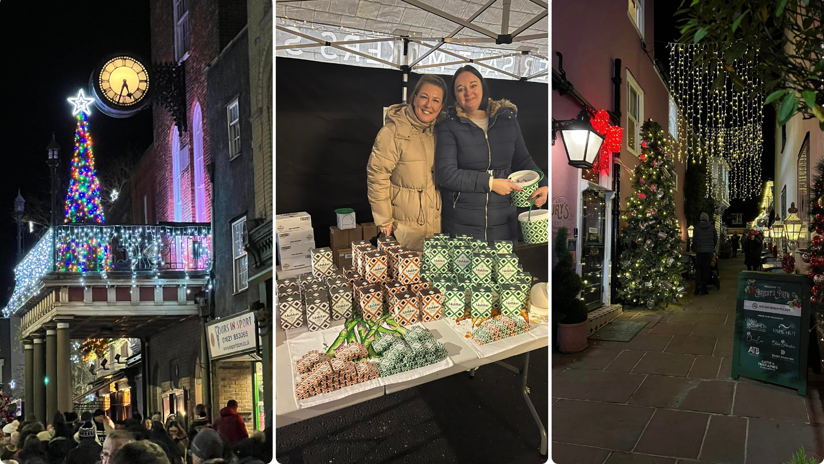 The annual Christmas Fayre returned with a bang after heavy downpours last year (Photo Credit: Maldon Christmas Fayre)