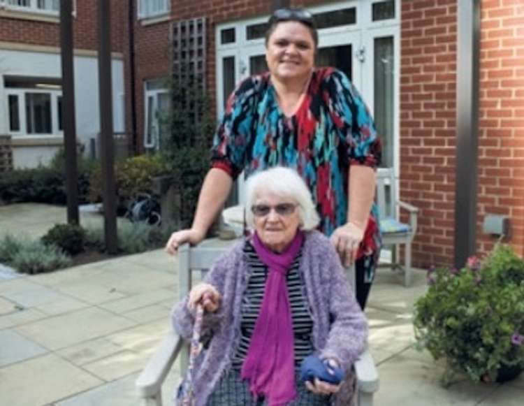 Having conversations with residents is one of Sonya's favourite parts of the job (Image courtesy of Coombe Hill Manor)