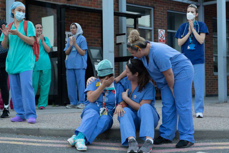 'Clap for Carers' by Andrew Sillett won the prize for Most Historically Valuable photo (Image: Andrew Sillett)